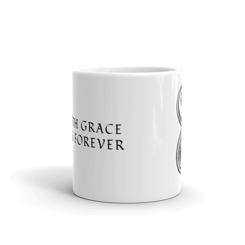 Orodurity "Rule With Grace and Live Forever" White Glossy Mug
